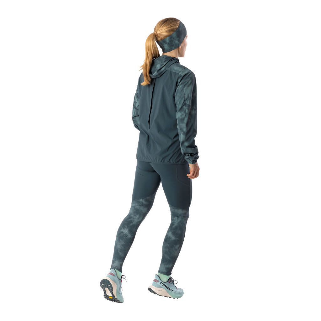 Dynafit TRAIL REFLECTIVE WIND JKT Damen Windjacke Laufjacke grau