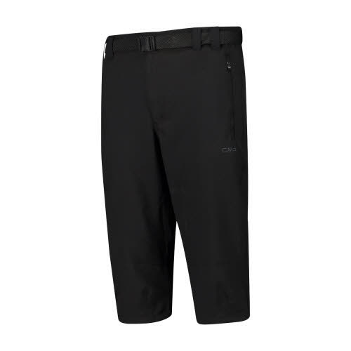 CMP MAN CAPRI Herren 3/4 Wandershorts Trekkingshorts schwarz
