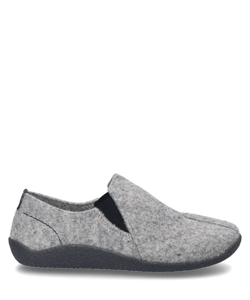Josef Seibel Vinny 05 Damen Hausschuhe Filzschuhe hellgrau