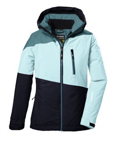 Killtec KSW 331 Mädchen Skijacke Kapuzenjacke Funktionsjacke blau