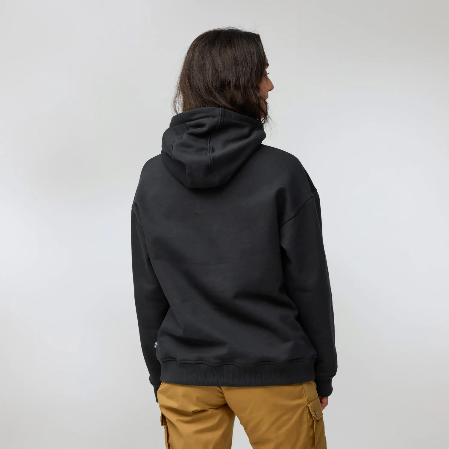 Fjällräven Classic Hoodie W Damen Kapuzenpullover schwarz