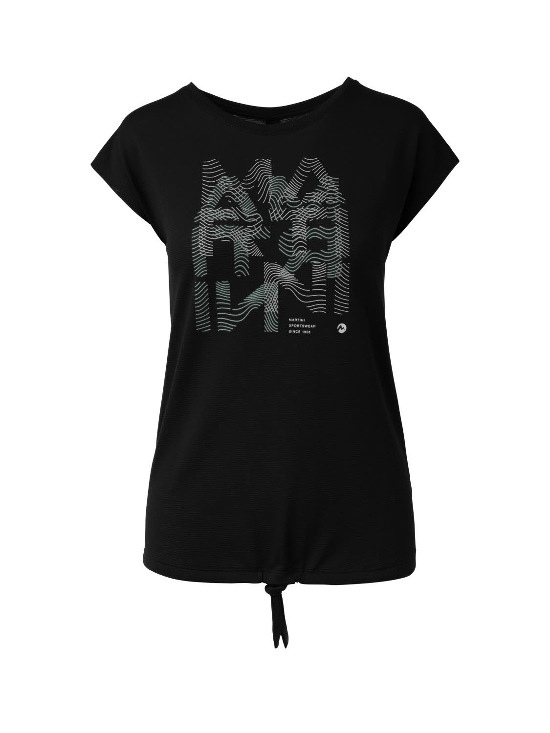 Martini Alpmate Flow Shirt W Damen T-Shirt Funktionsshirt black/Ibiza blue