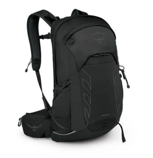 Osprey Talon 22 Herren Tagesrucksack Fahrradrucksack Wanderrucksack schwarz