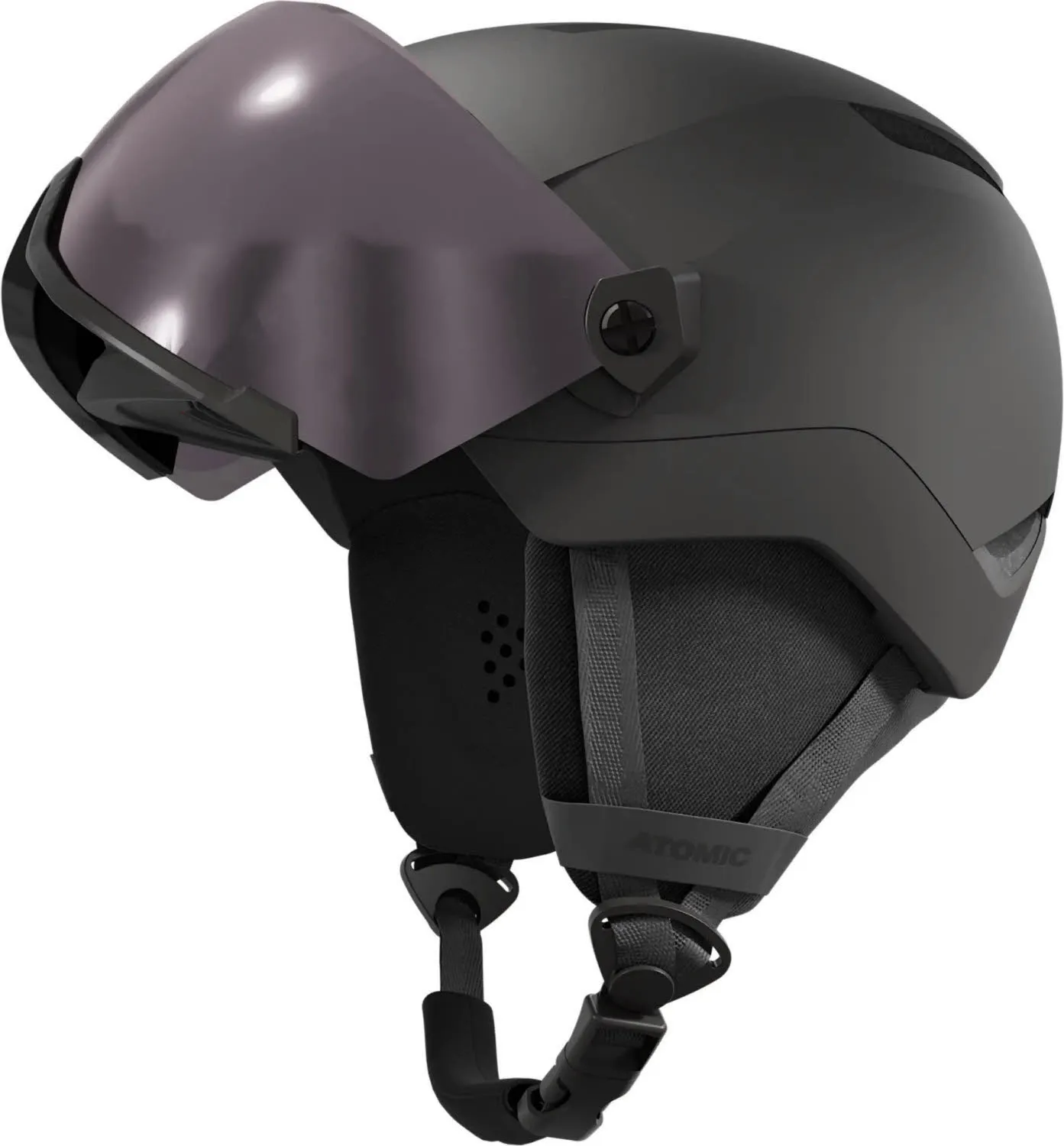 Atomic REVENT VISOR JR Kinder Skihelm Visierhelm schwarz
