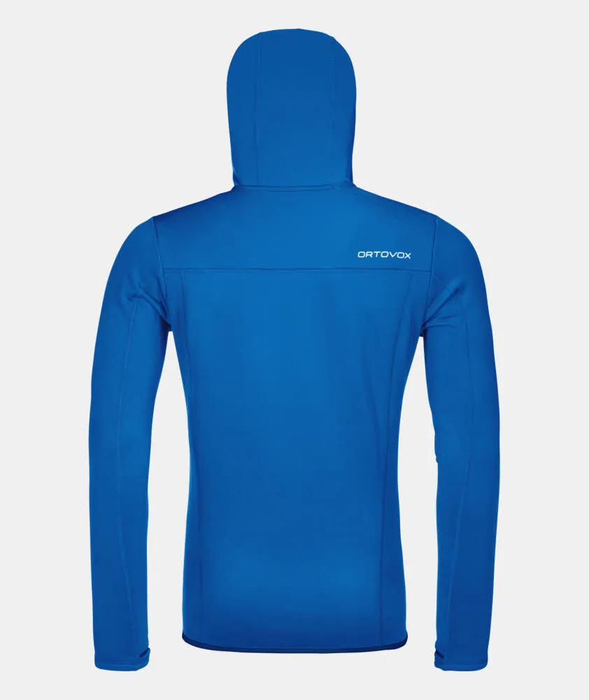 Ortovox FLEECE HOODY M Herren Fleecejacke Midlayer blue note