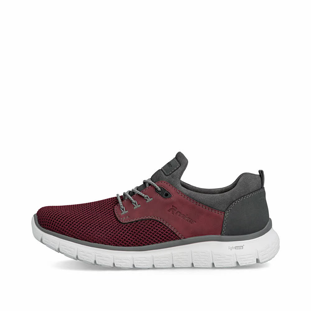 Rieker Herren Slipper rot
