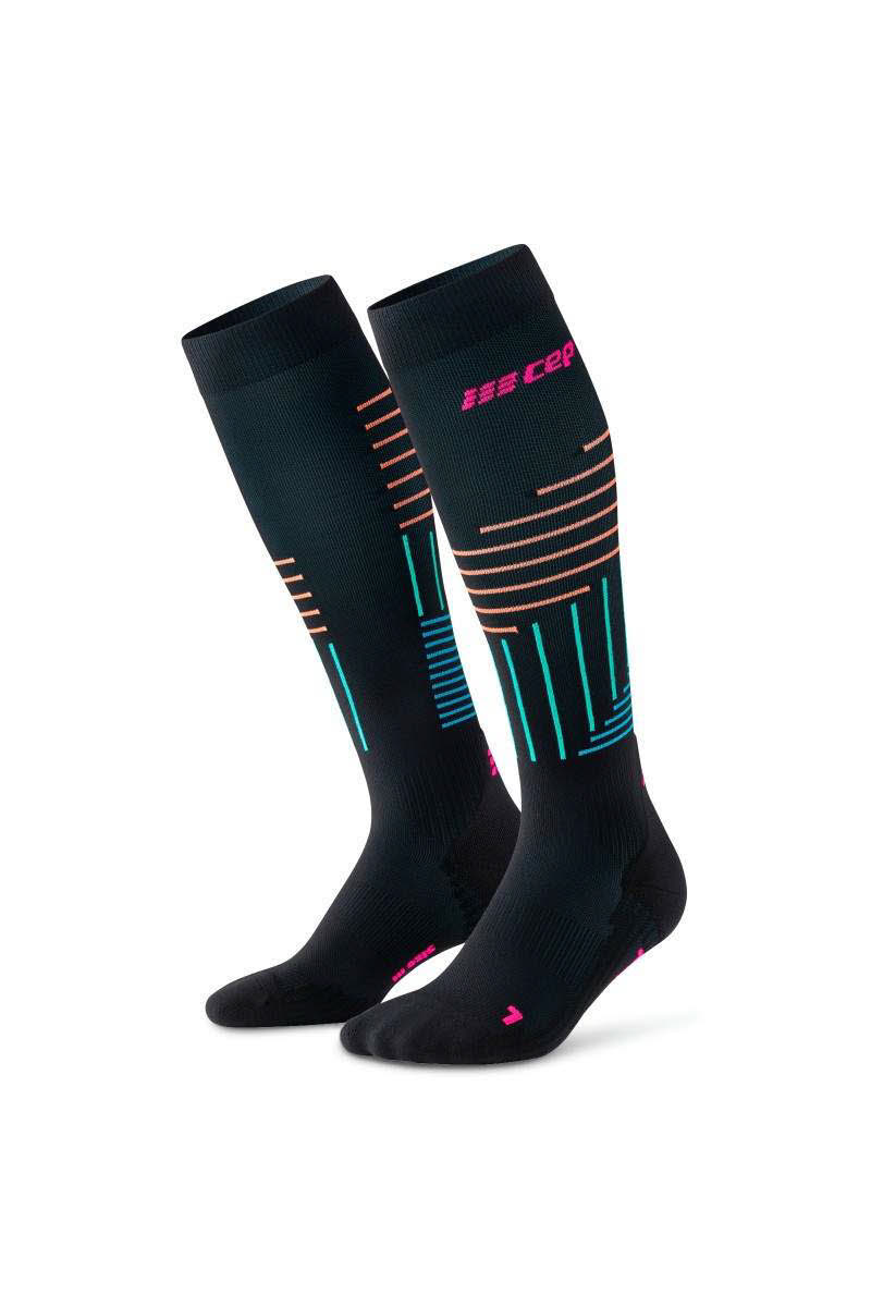 CEP The Run Limited 2024.2 Socks Tall Damen Socken Kompression schwarz