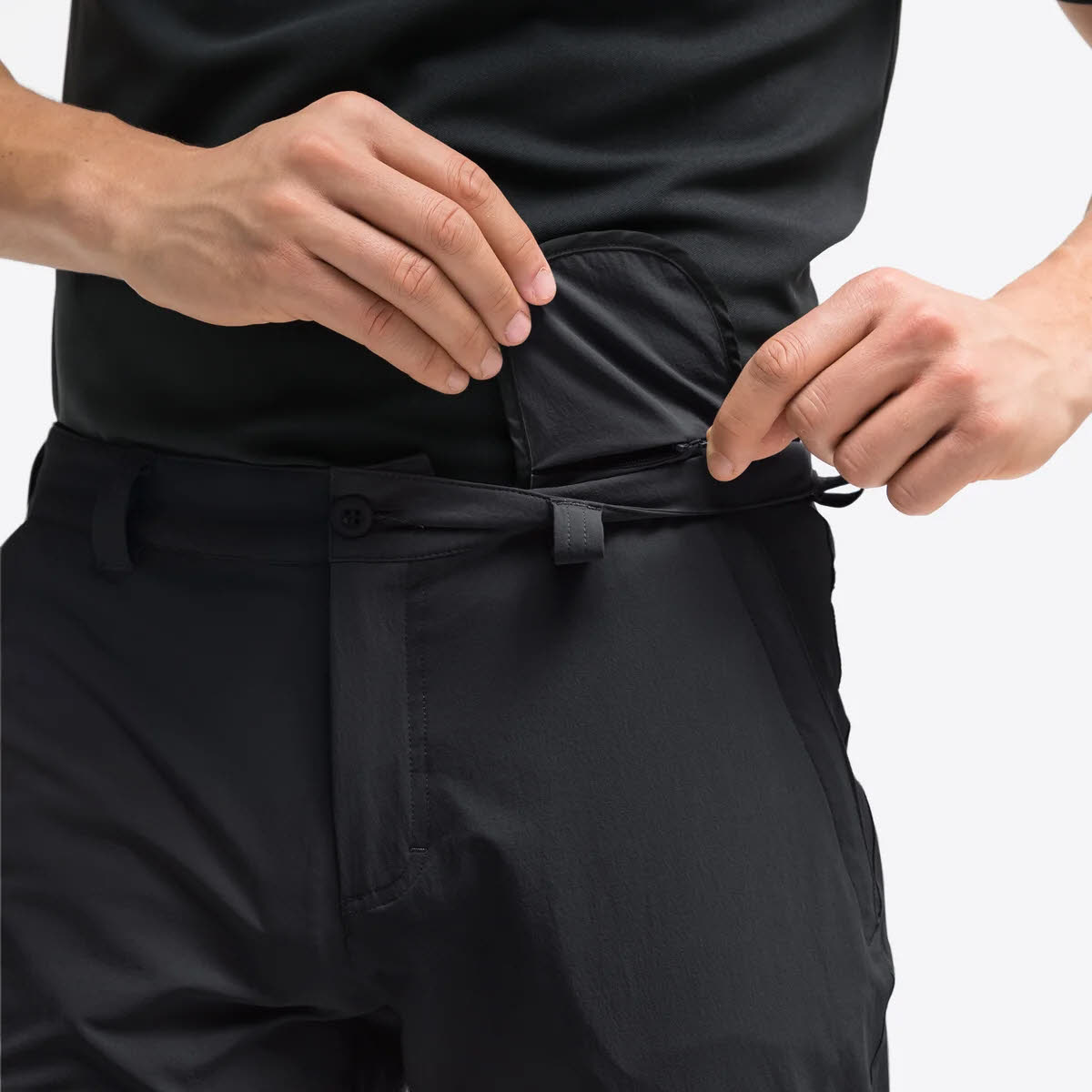 Maier Sports Torid slim Herren Trekkinghose ungefüttert Sport Freizeit schwarz NEU