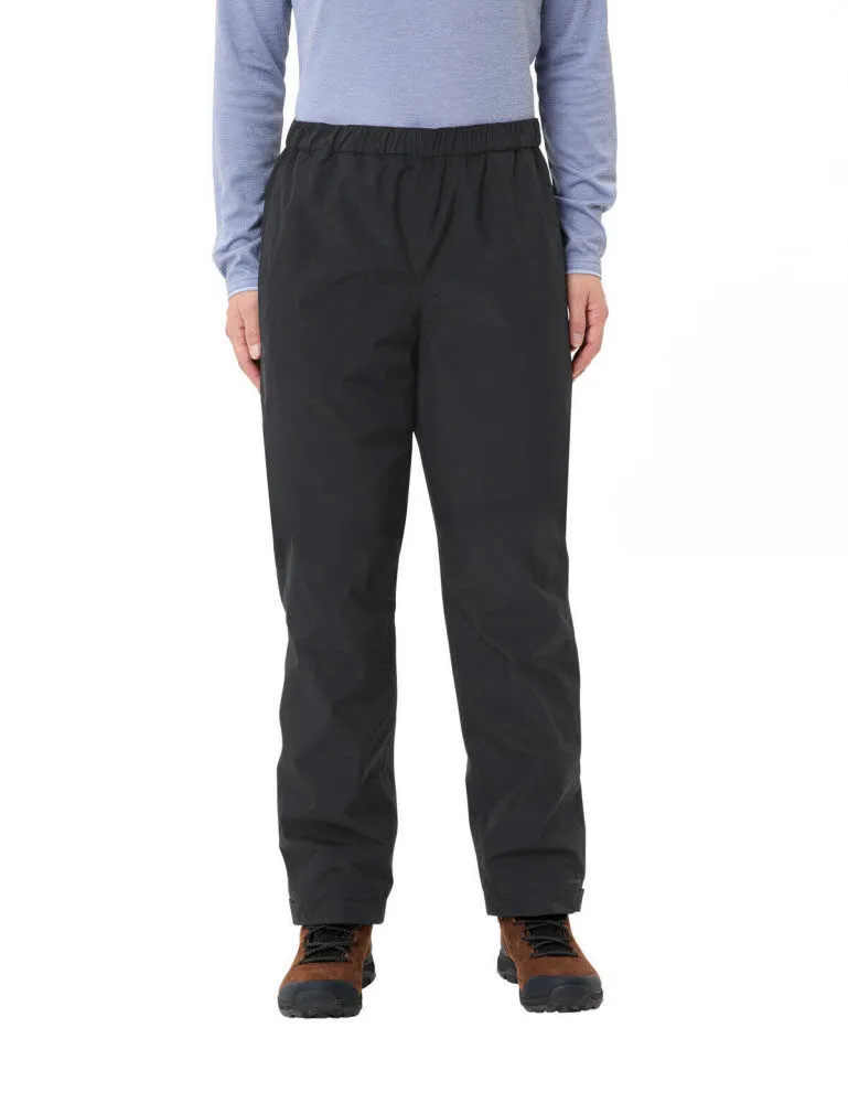 VAUDE Rosemoor Pants wasserdichte Wanderhose Damen schwarz