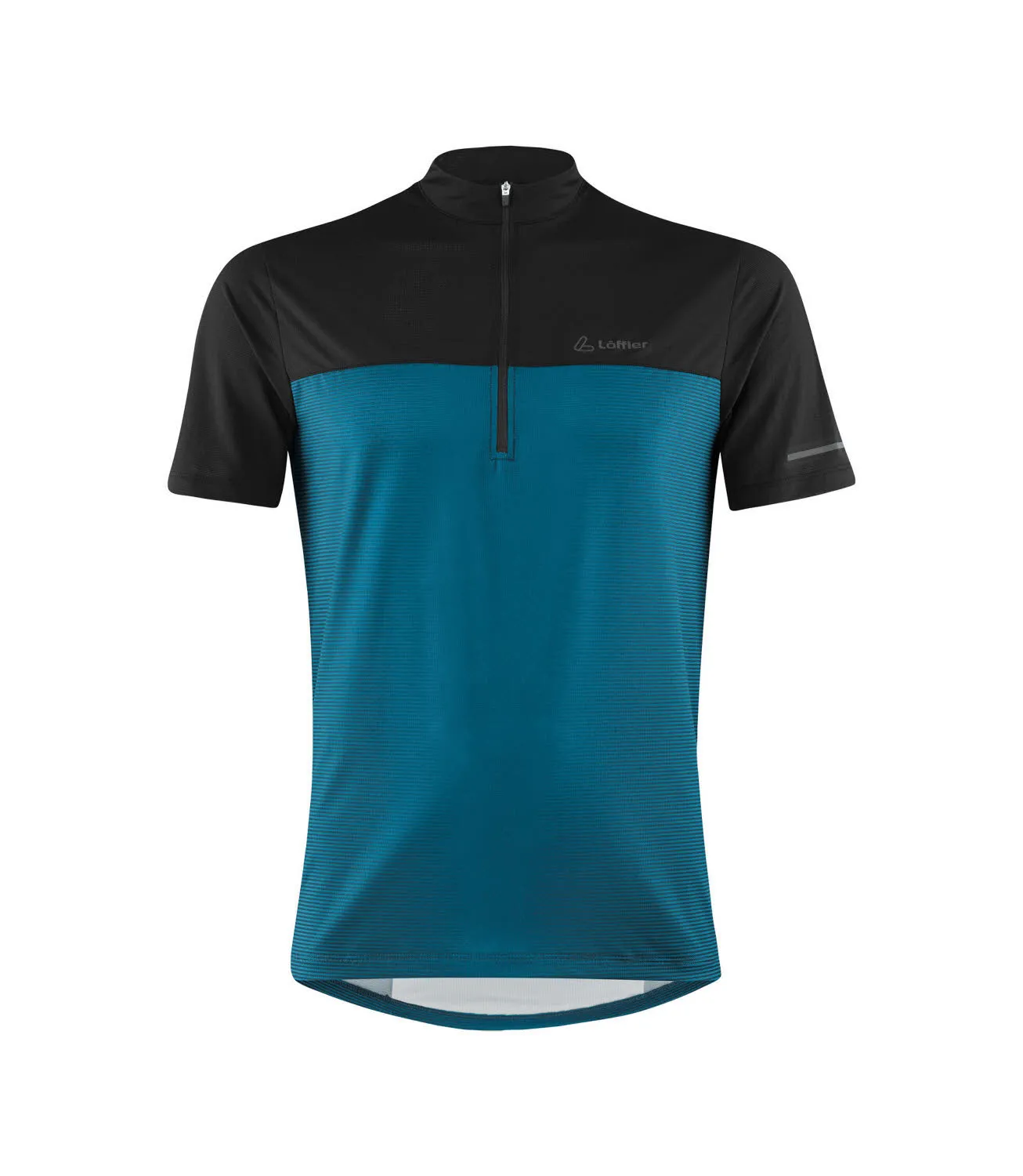 Löffler BIKE SHIRT HZ GLOW Radsport-Trikot Fahrradtrikot Herren blau