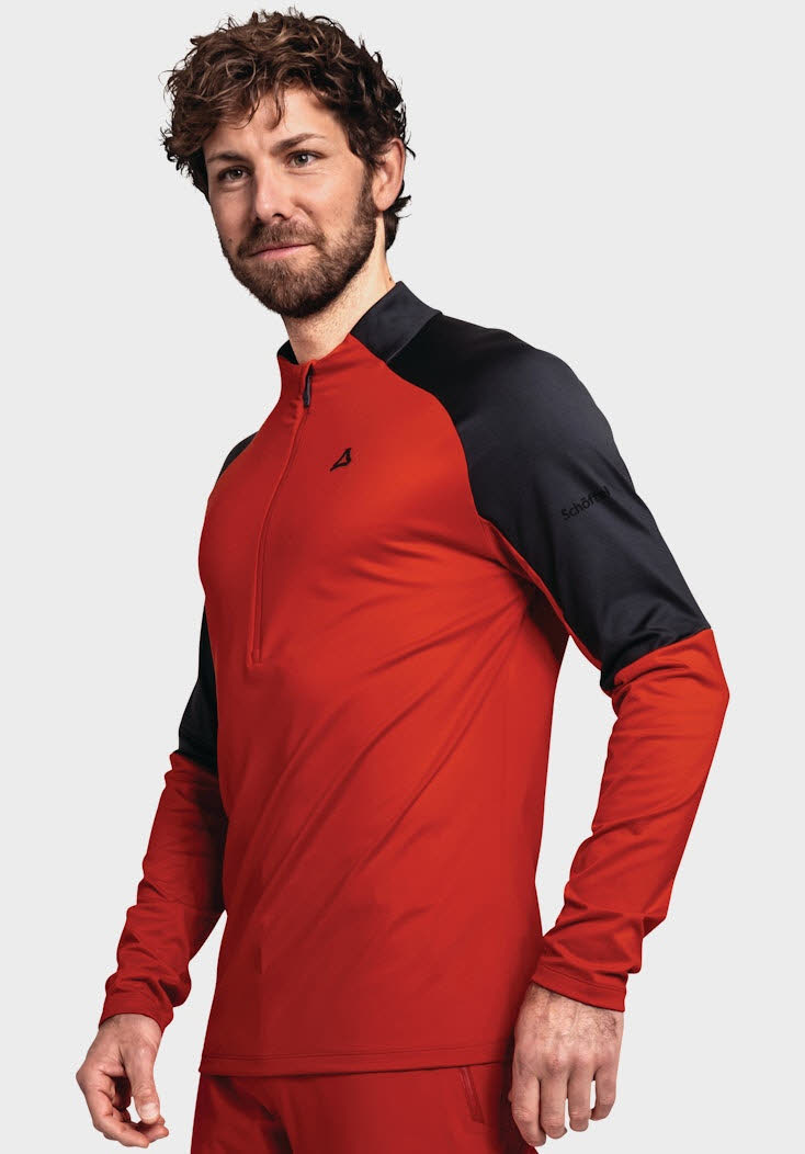 Schöffel Skirolli Funktionsshirt Herren rot