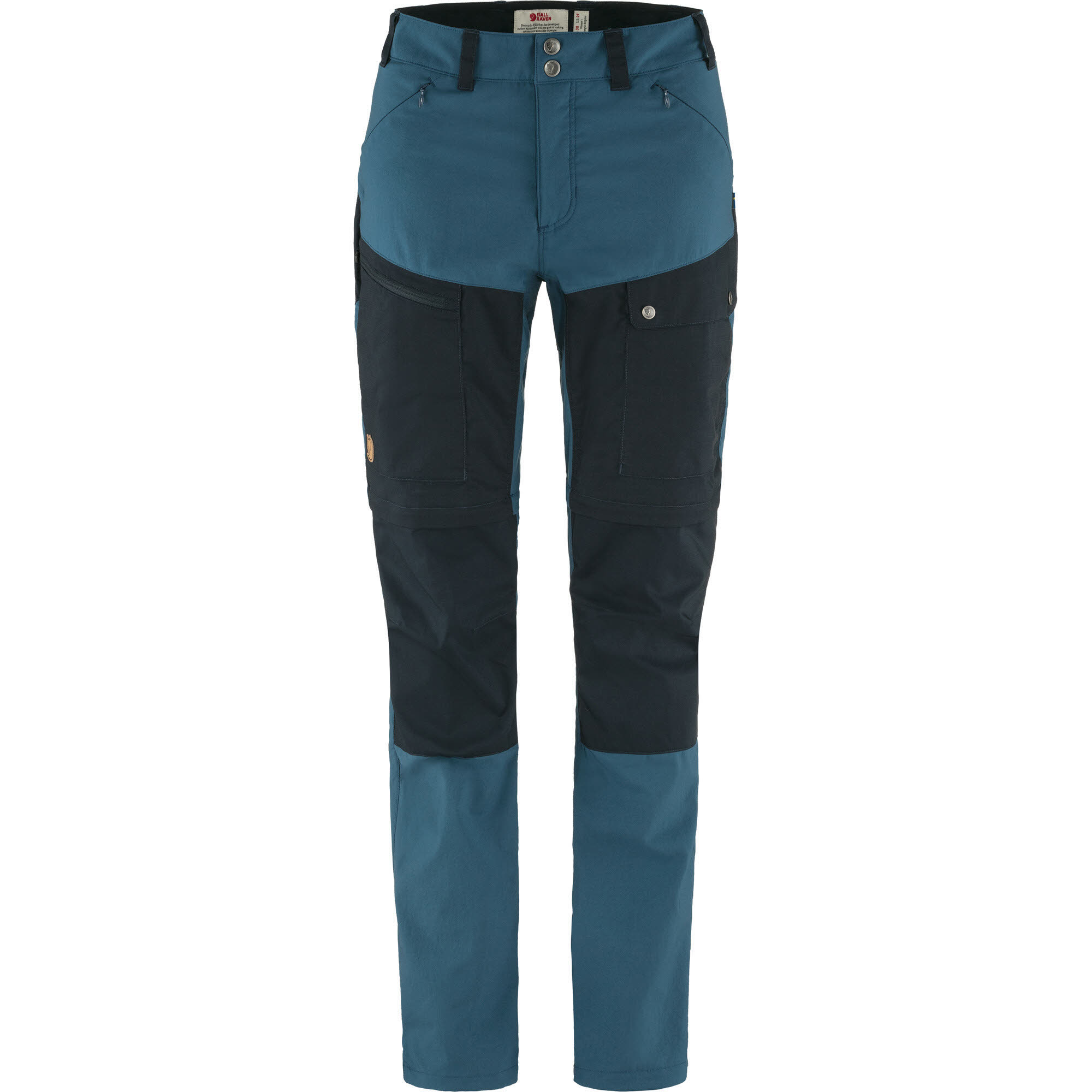 Fjällräven Abisko Midsummer Zip Off Trousers W Wanderhose Wandershorts Damen dunkelblau