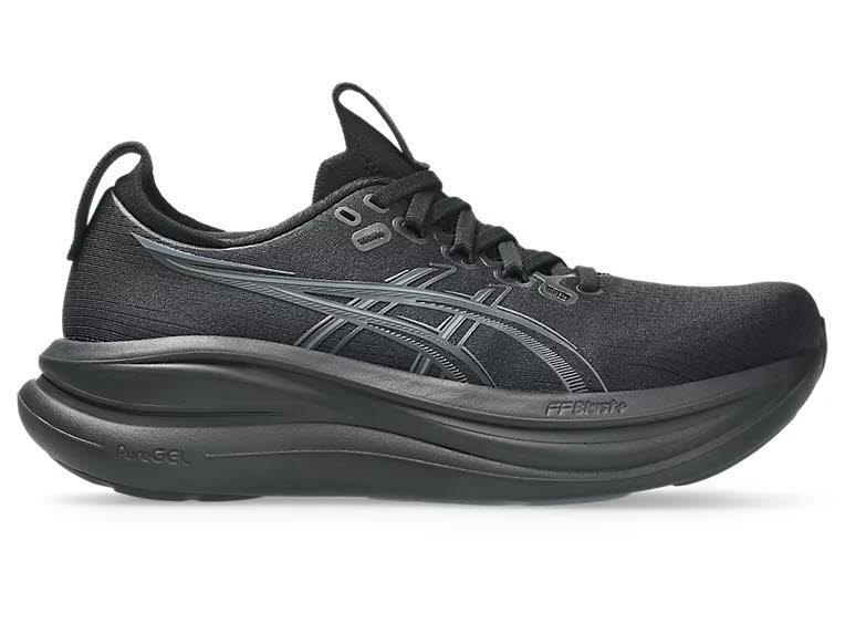 ASICS GEL-NIMBUS 28 Damen Laufschuhe Joggingschuhe schwarz
