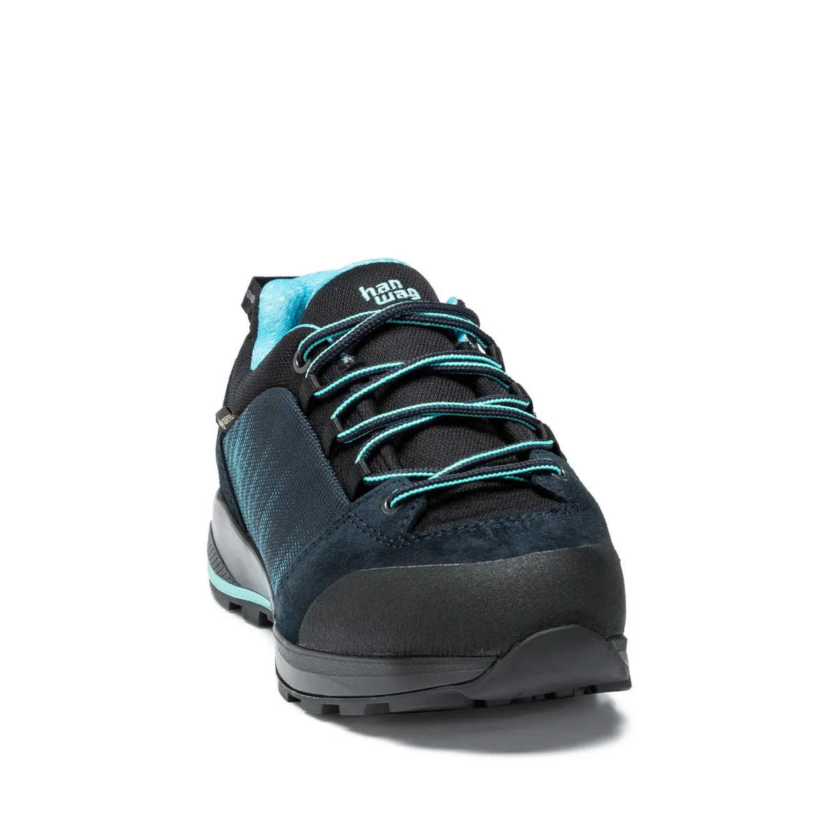 Hanwag Klarsby Low Bunion Lady GTX Trekkingschuhe Wanderschuhe Damen schwarz blau