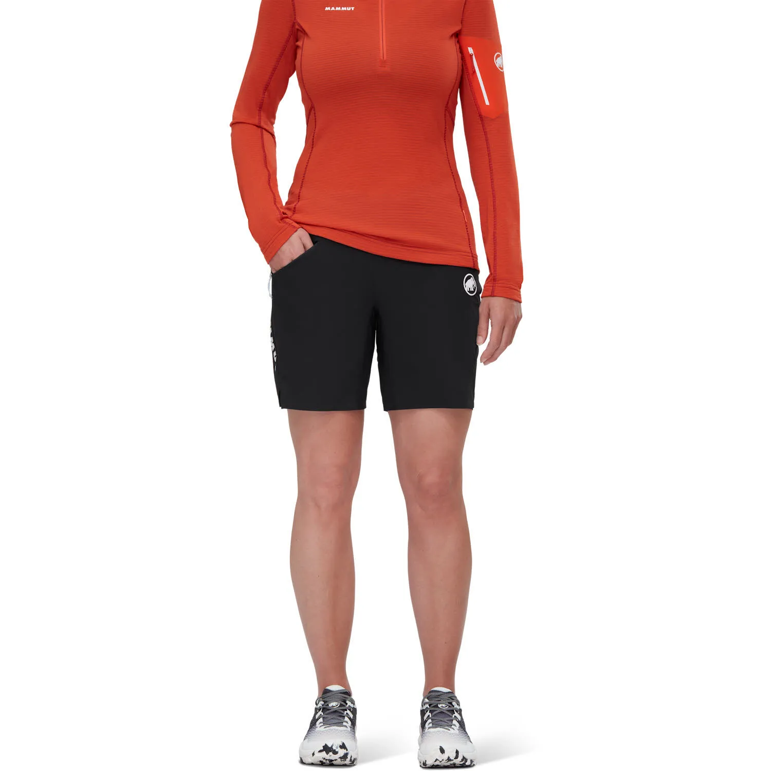 Mammut Aenergy Light SO Shorts Damen Wanderhose Trekkinghose schwarz
