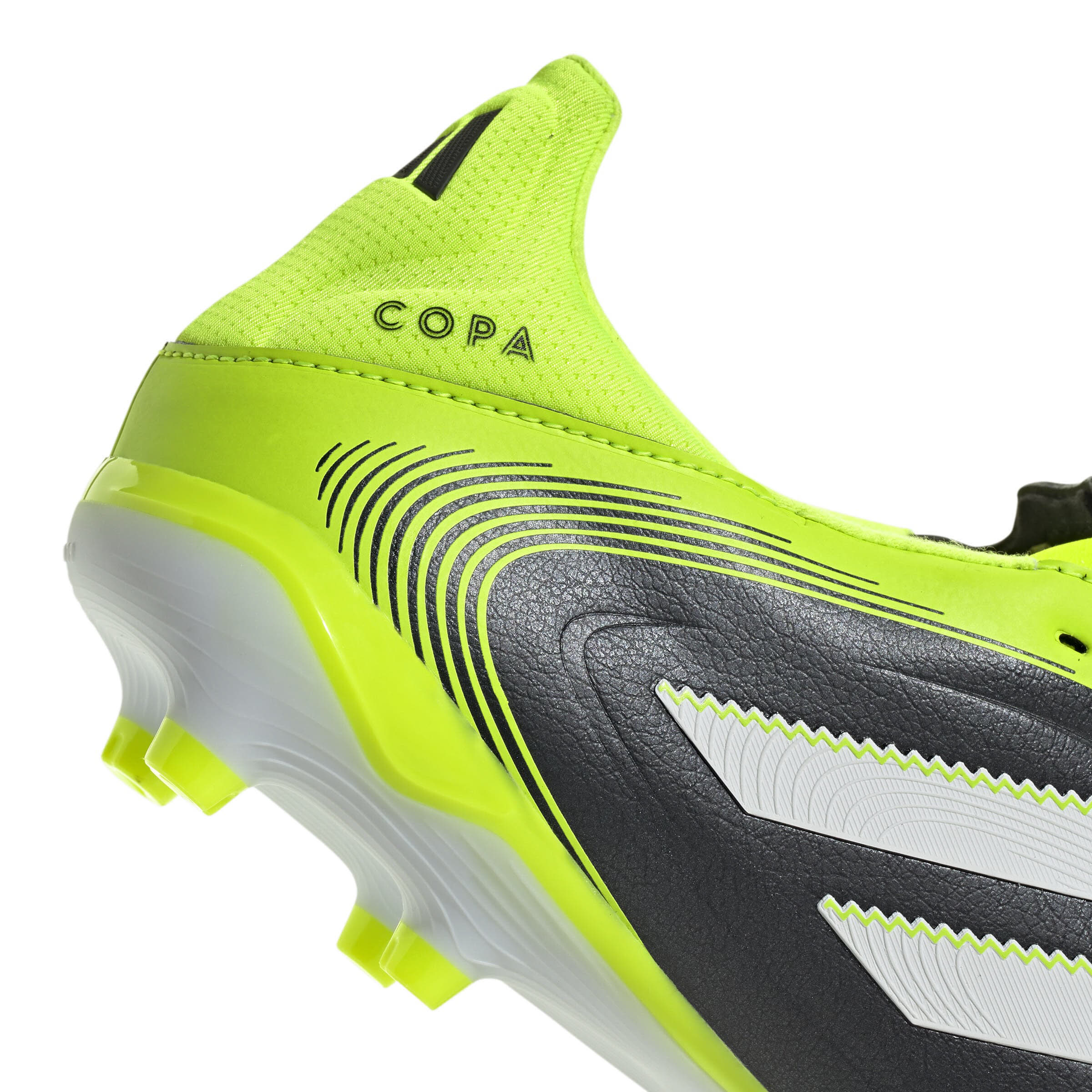 adidas COPA PURE III LEAGUE FG/MG Unisex Fußballschuhe Stollenschuhe cblack/ftwwht/luclem