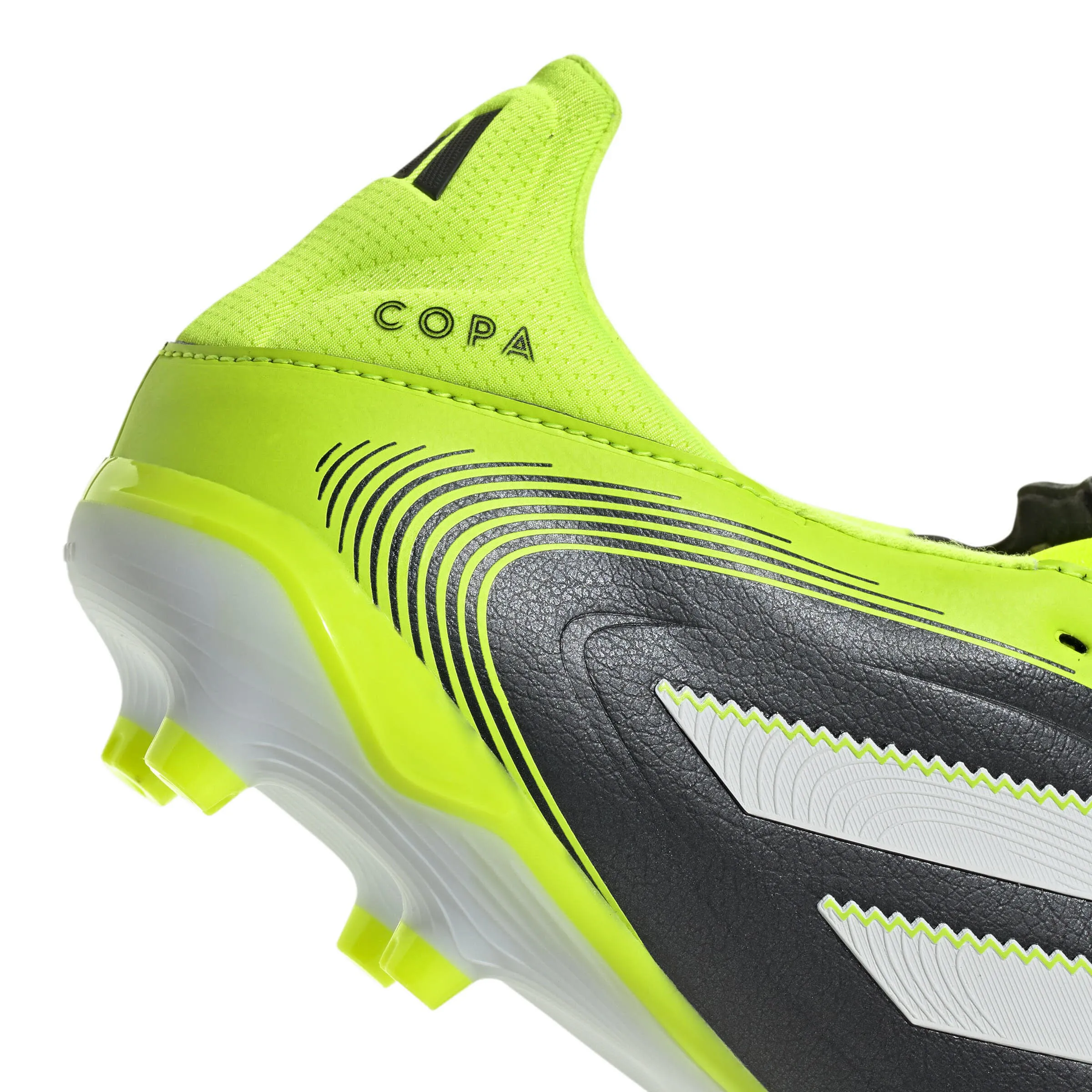 adidas COPA PURE III LEAGUE FG/MG Unisex Fußballschuhe Stollenschuhe cblack/ftwwht/luclem