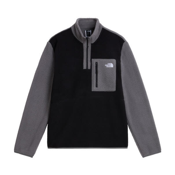 THE NORTH FACE HE YUMIORI 1/4 ZIP Herren Fleecepulli schwarz
