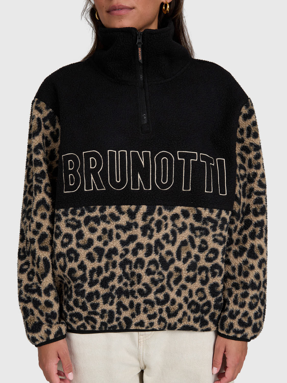 BRUNOTTI DA Chondra-Print Fleece Damen Fleecepulli multicolour/wild thing fungi