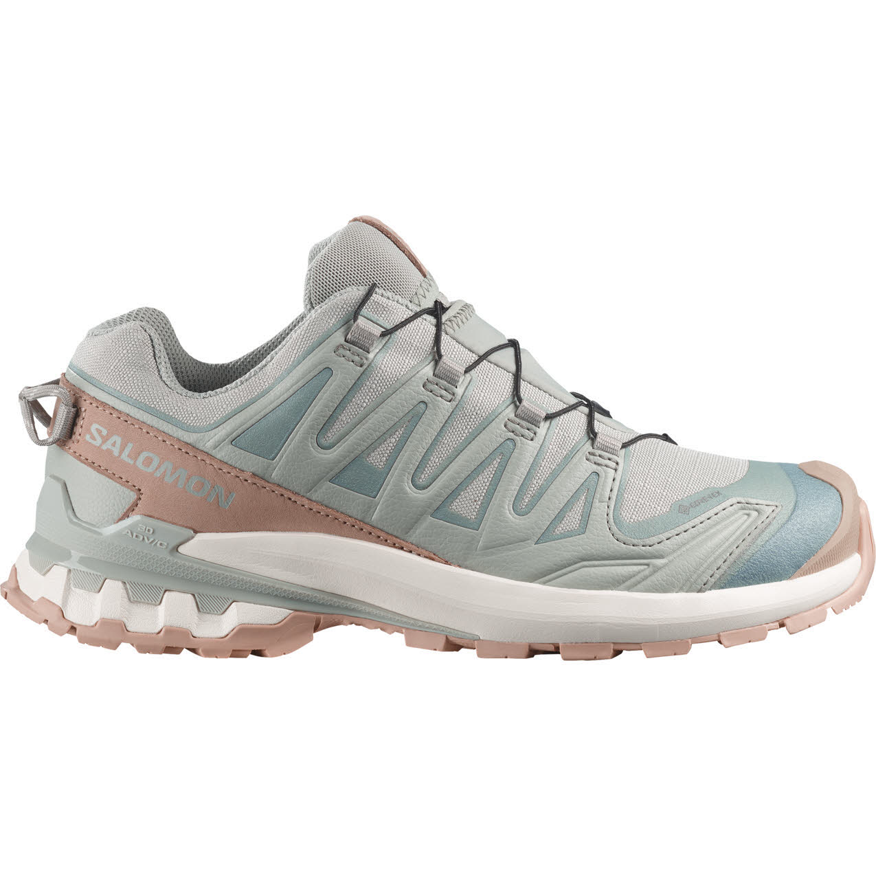 Salomon XA PRO 3D V9 GTX LIFELONG W Damen Trailrunningschuhe Laufschuhe grau