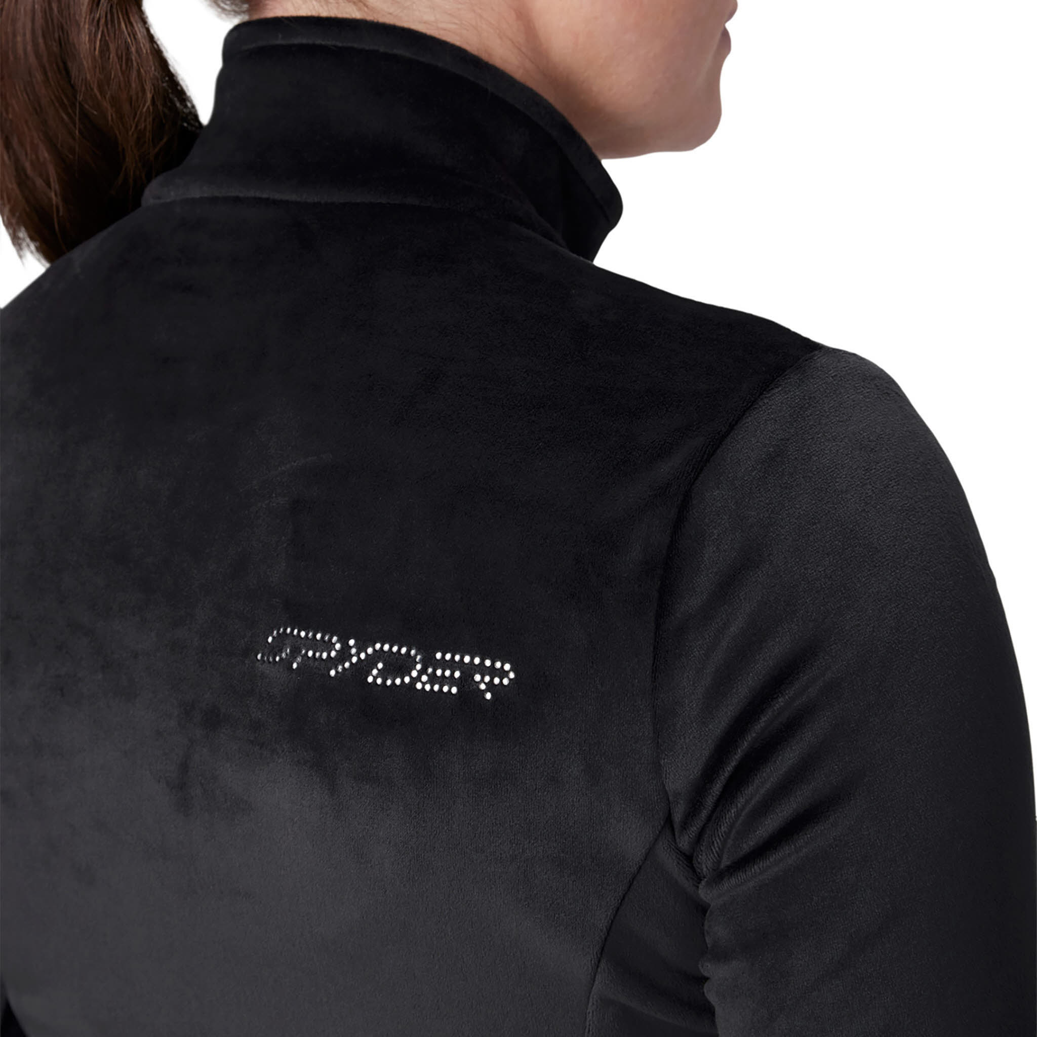 Spyder SHIMMER BUG 1/2 ZIP Damen Fleecepullover schwarz