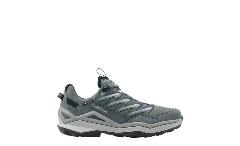 LOWA® MADDOX PRO GTX LO Herren Wanderschuhe Trekkingschuhe Low grau/grau