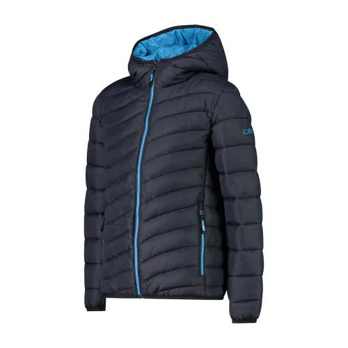 CMP KID JACKET FIX HOOD Jungen Daunenjacke wasserabweisend blau NEU