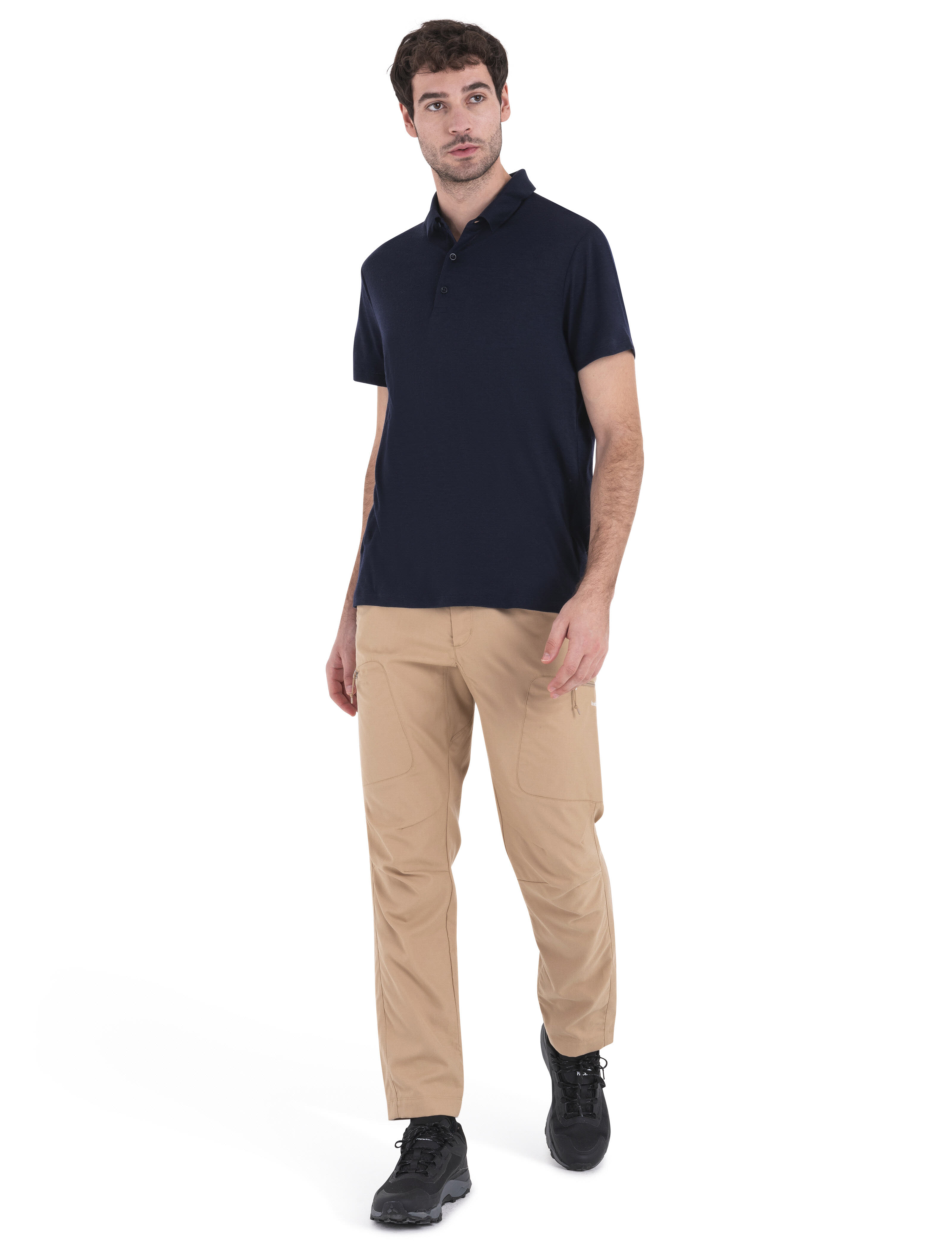 Icebreaker Merino 150 Tech Lite Polo Herren dunkelblau