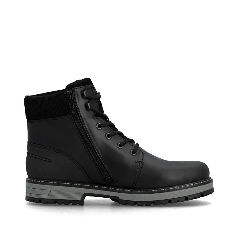 Rieker Schnürstiefel Herren schwarz