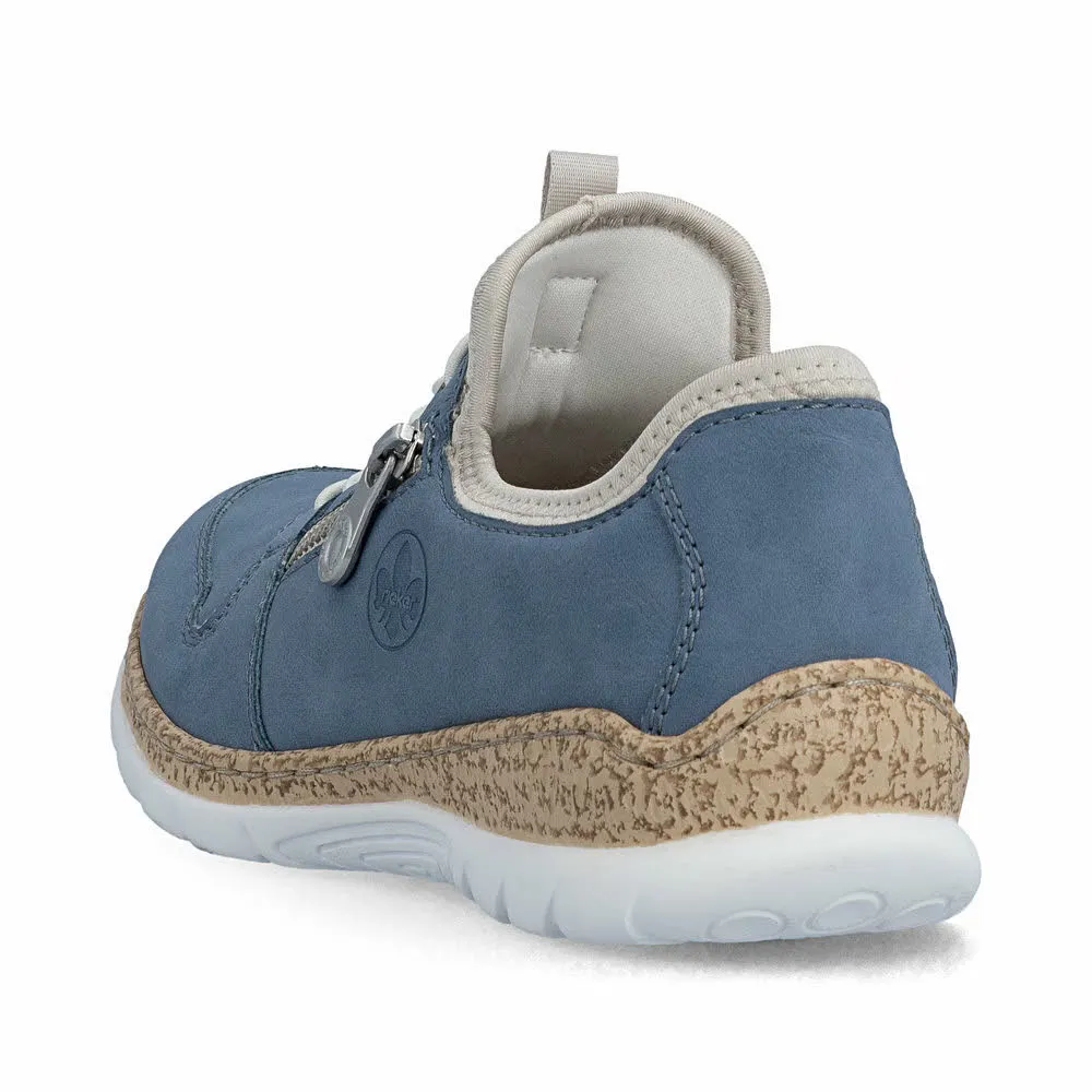 Rieker Damen Slipper blau