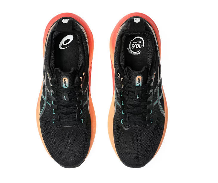 ASICS GEL-KAYANO 31 Laufschuh Joggingschuh Herren schwarz orange