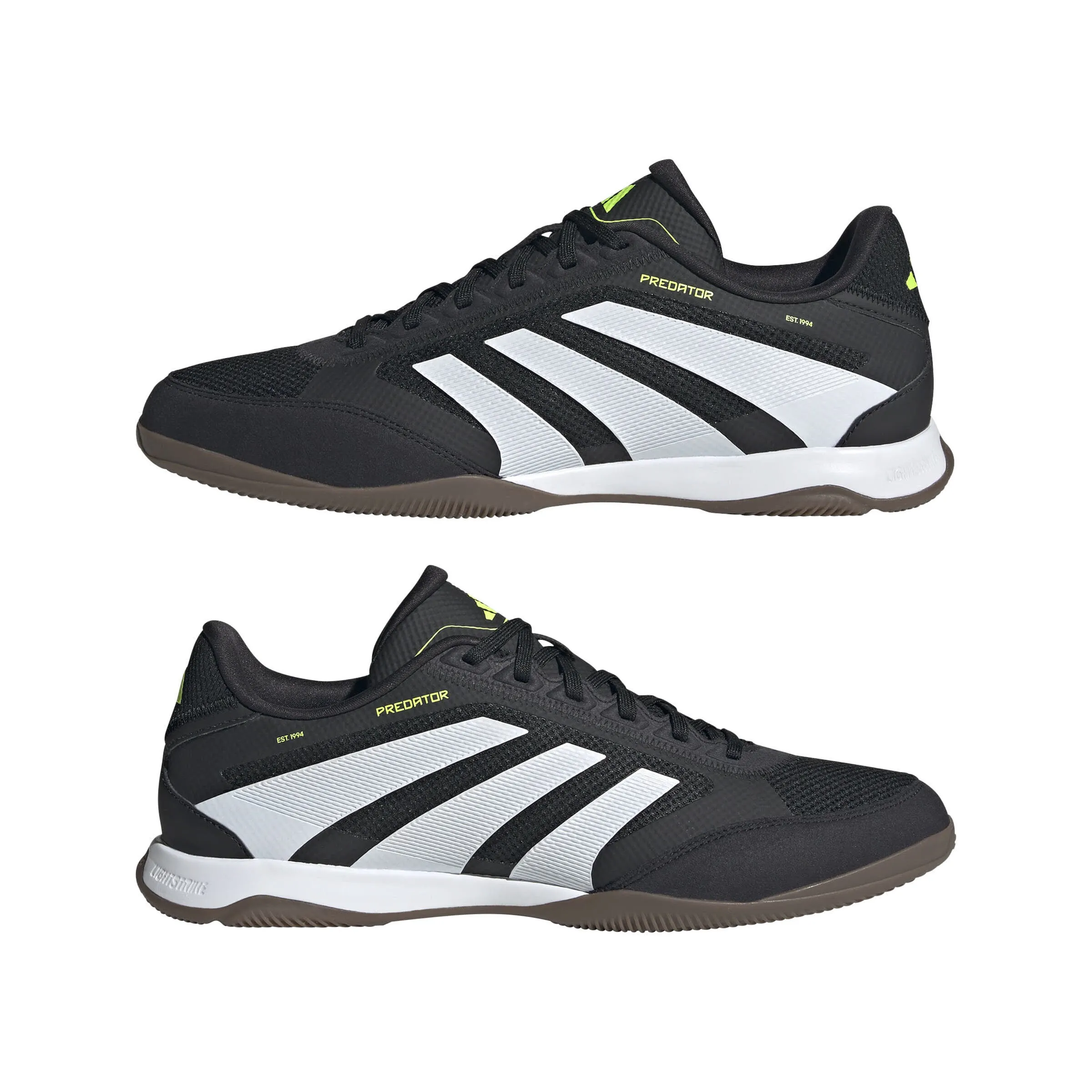 adidas PREDATOR LEAGUE IN Unisex Fußballschuhe Hallenschuhe cblack/ftwwht/luclem