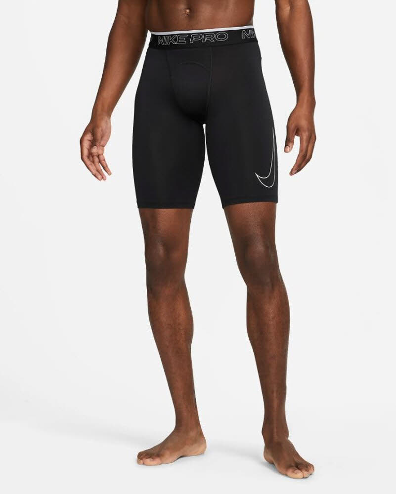 NIKE PRO DRI-FIT MEN'S LONG SHORTS Herren Trainingsshorts Workout schwarz NEU