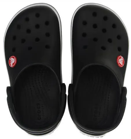 Crocs Kids' Crocband™ Clog Hausschuhe Gartenschuhe Kinder schwarz