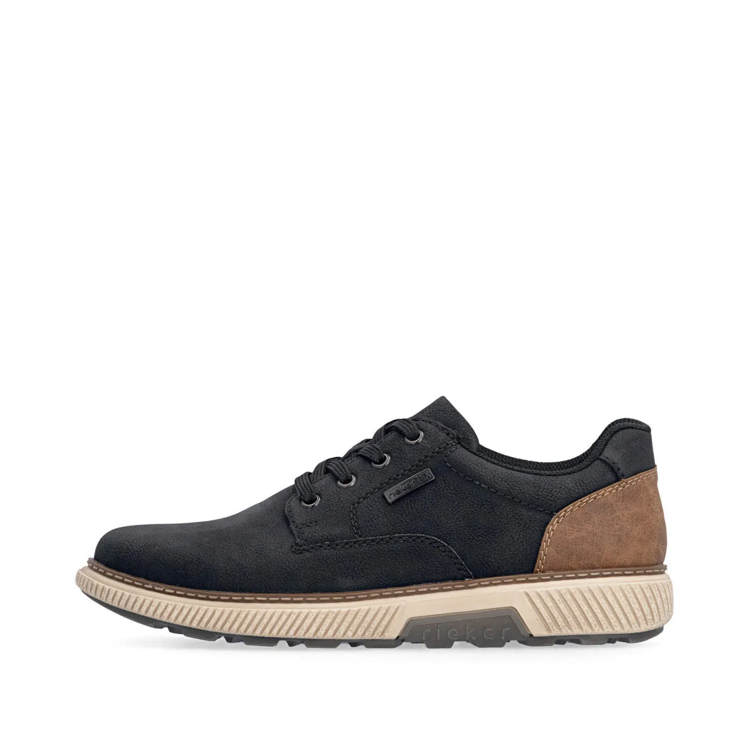 Rieker HWK Herren Halbschuhe Sneaker Modeschuhe schwarz/zimt