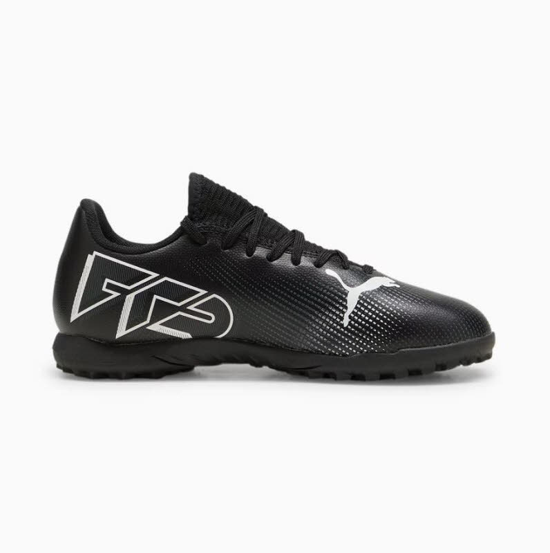 Puma FUTURE 7 PLAY TT Jr. Kinder Fußballschuhe Kunstrasen schwarz