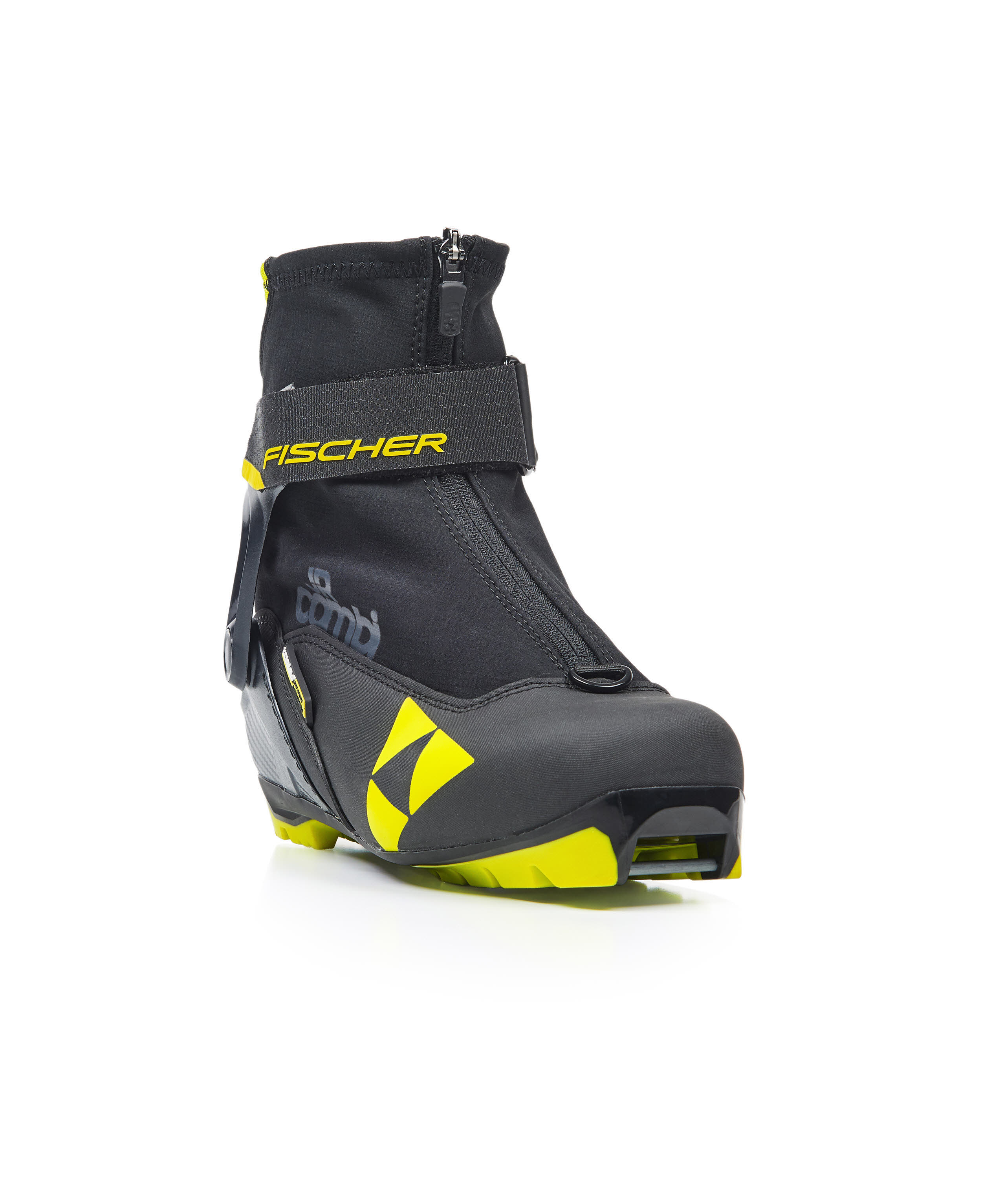 Fischer JR Combi Kinder Kombi Langlaufschuhe Klassisch/Skating schwarz NEU