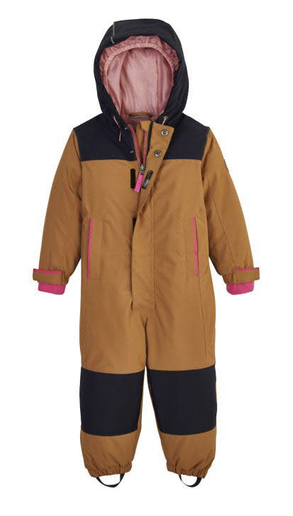 Killtec FIOW 11 Mädchen Schneeanzug Funktionsoverall mit Kapuze braun