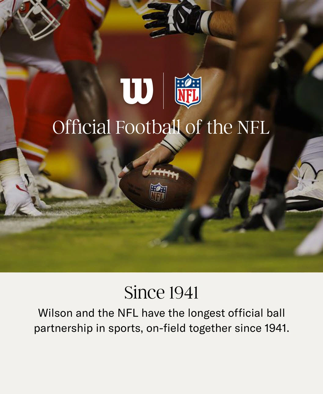 Wilson The Duke NFL Football American Football braun