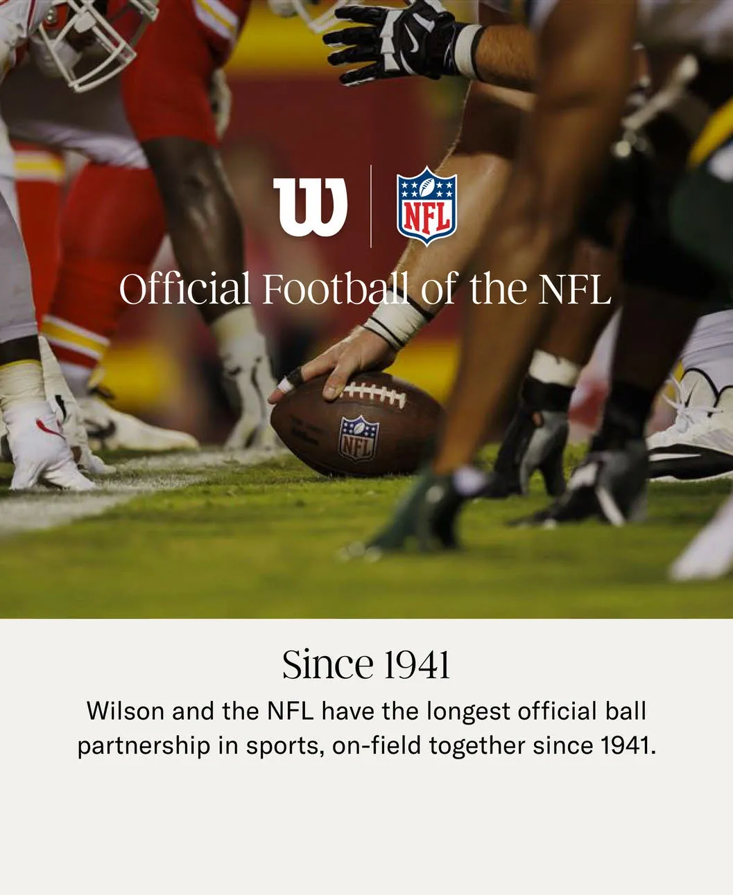 Wilson The Duke NFL Football American Football braun
