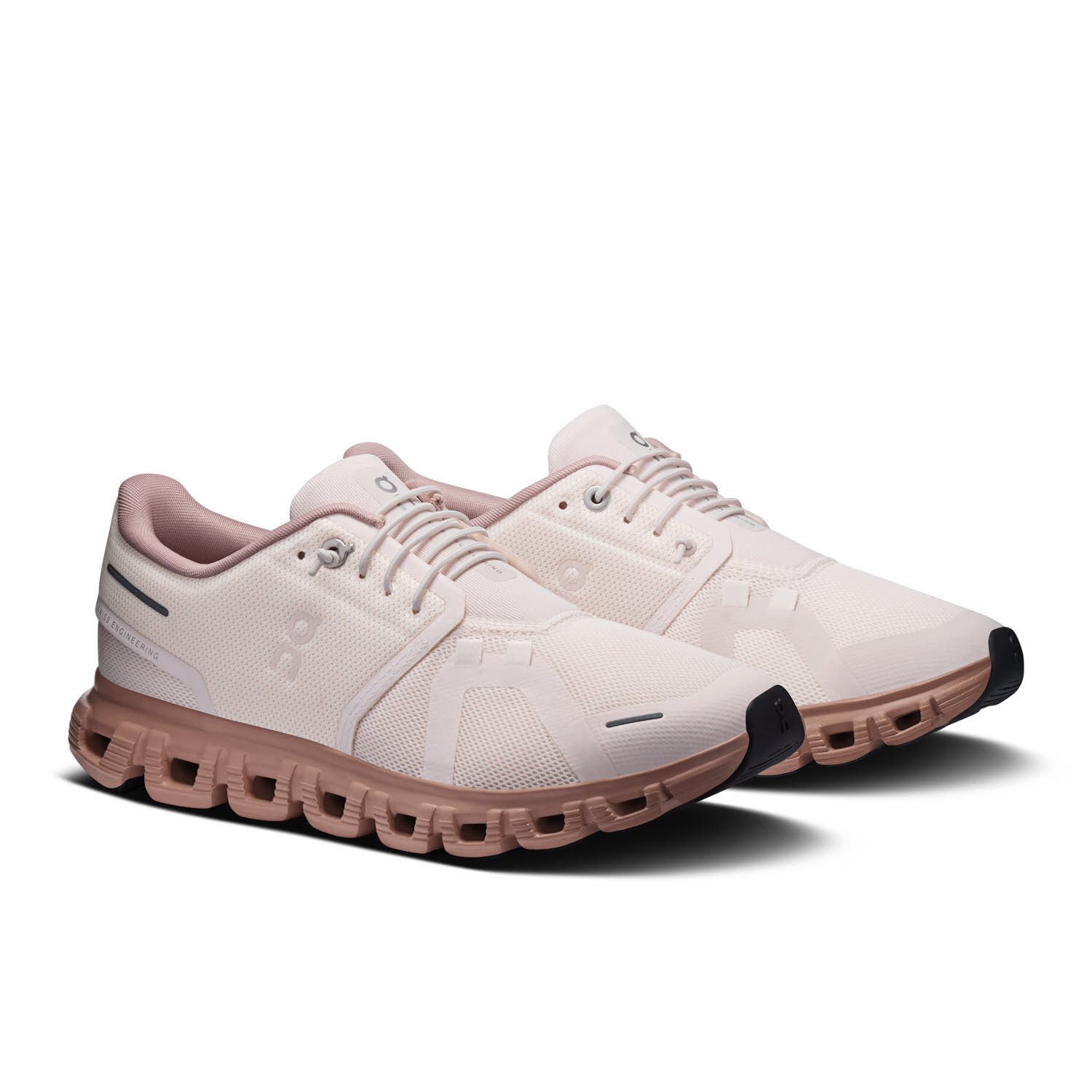 ON CLOUD 6 Damen Sneaker Low sportlich Freizeitschuhe oyster/biscuit