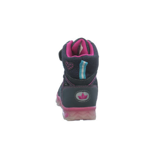Lico Mädchen Kinderstiefel Freizeitschuhe Klettverschluß marine/türkis/pink NEU