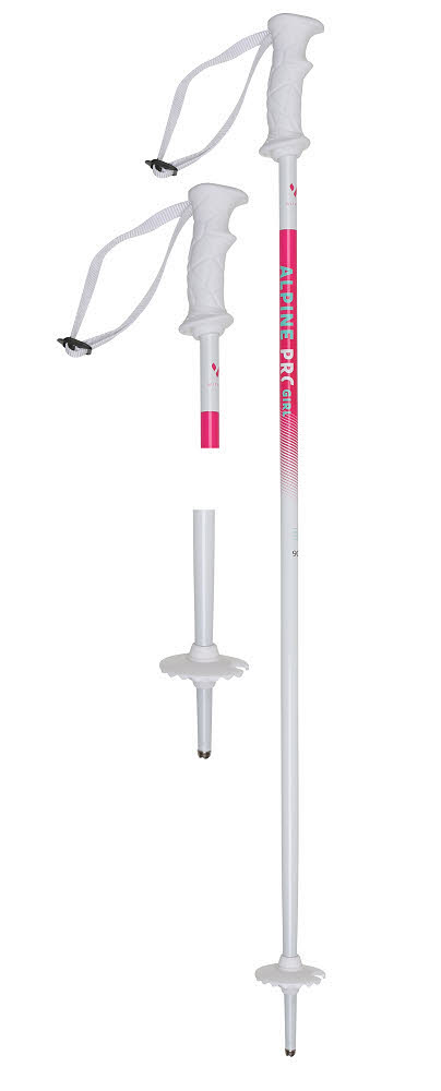 Witeblaze ALPINE PRO GIRL Mädchen Skistöcke Ski Poles weiß