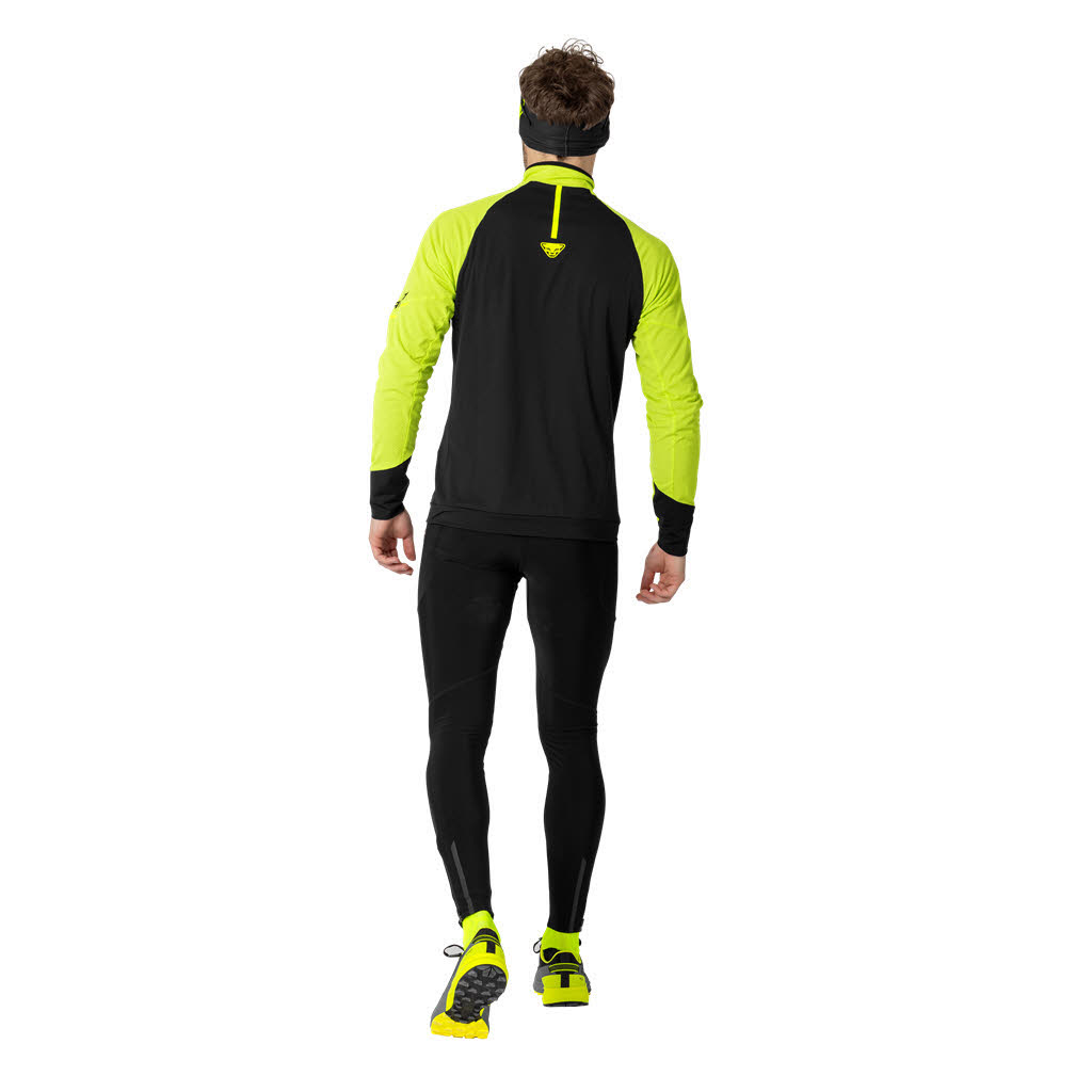 Dynafit Alpine Longsleeve Half Zip Herren Longsleeve Laufshirt schwarz