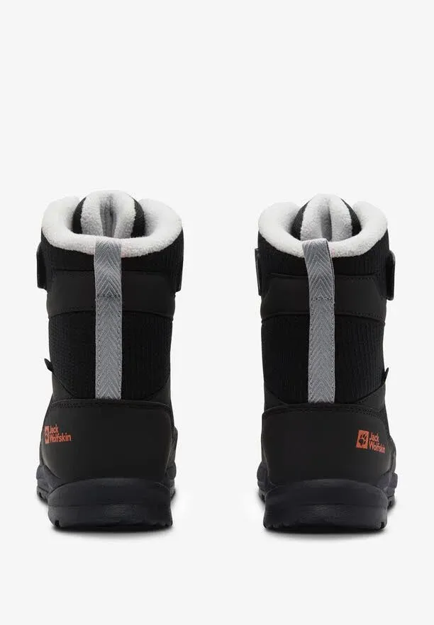 Jack Wolfskin Polar Bear High Winterstiefel Schnellschnürsystem Kinder schwarz