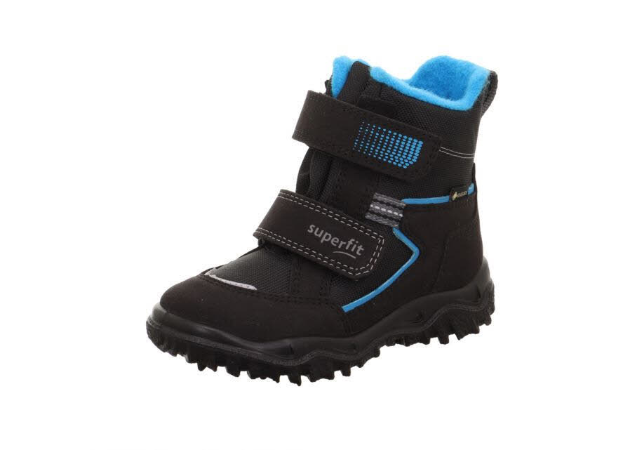 Superfit HUSKY Kinder Winterstiefel Snowboots schwarz/türkis