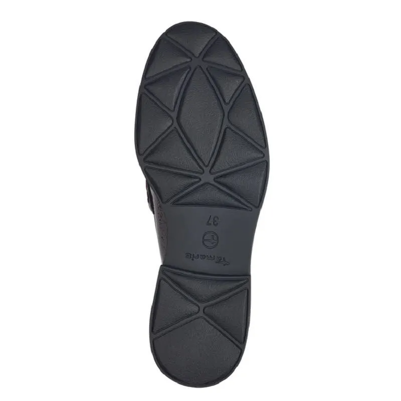Tamaris Slipper Damen Modeschuhe Halbschuhe dark brown