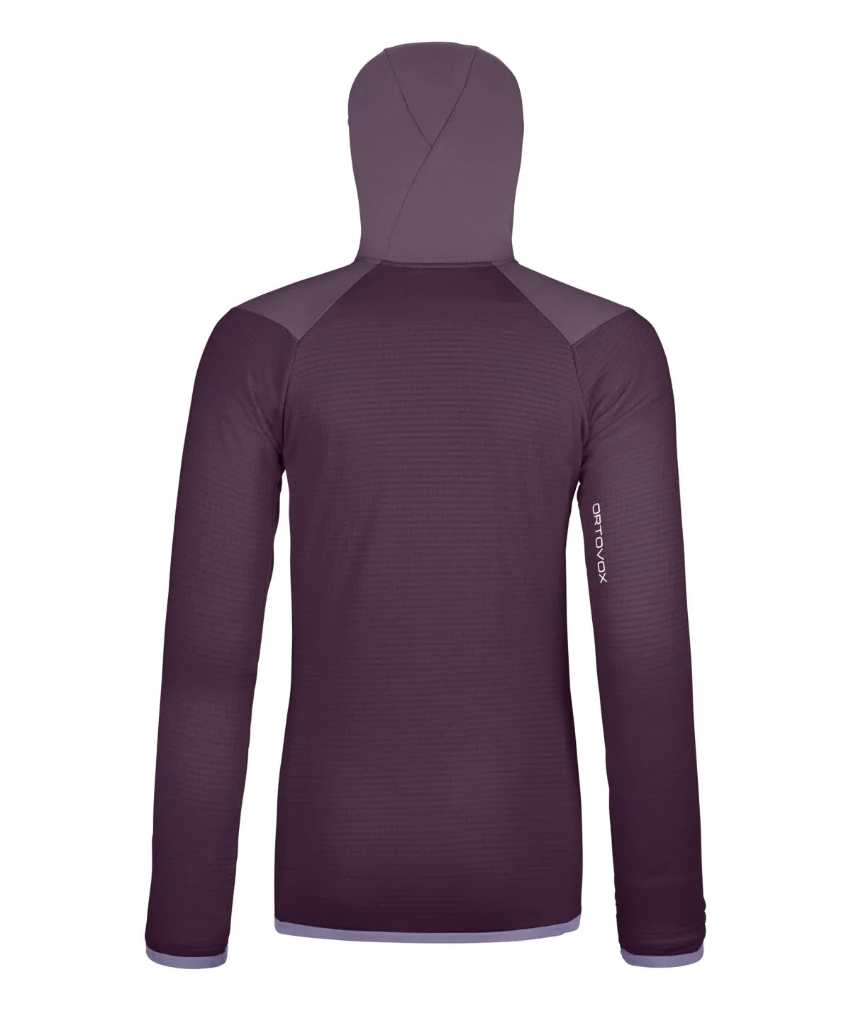 Ortovox FLEECE GRID HOODY Fleecejacke Kapuzenjacke Damen dunkellila
