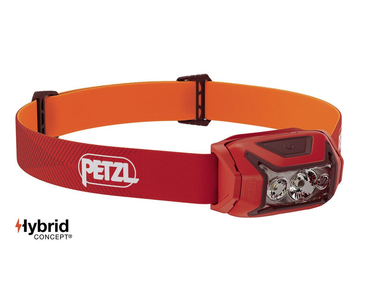 PETZL ACTIK Unisex Stirnlampe 450 Lumen rot