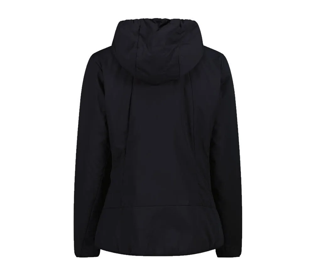 CMP WOMAN JACKET FIX HOOD Damen Windjacke schwarz